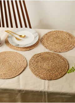 Buy Set Of 4 Woven Place Mats in UAE