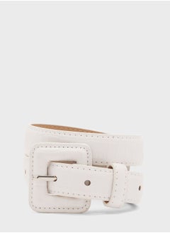 Buy Square Buckle  Croc Belt in UAE