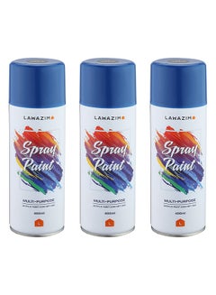Buy Pack Of 3 Spray Paint Set - 28 Deep Blue in Saudi Arabia