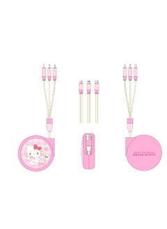 Buy Hello Kitty 3-in-1 Retractable Charging Cable in UAE