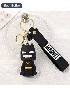 Buy Cartoon Avengers Batman silicone keychain bag pendant decorative accessories in Saudi Arabia