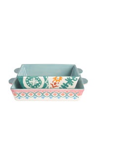 اشتري Tia Mowry 2  Pieces Baking Dish Assorted Green في الامارات