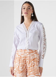 Buy Lace Sleeved Top in Saudi Arabia