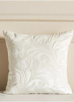 Buy Boudoir Embroidered Filled Cushion 50x50 cm in Saudi Arabia