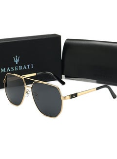 Buy Maserati Fashion Sunglasses Driving Glasses Gold Frame in Saudi Arabia