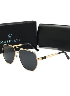 Buy Maserati Fashion Sunglasses Driving Glasses Gold Frame in Saudi Arabia