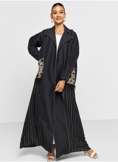 Buy Embroidered Abaya With Pockets in Saudi Arabia