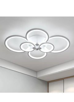 Buy Ceiling Light LED Modern Design Circle Rings Cold White Ceiling Lamp in Saudi Arabia