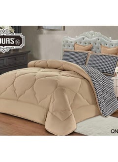 Buy HOURS  Comforter Set 6 Pieces, King Size in Saudi Arabia