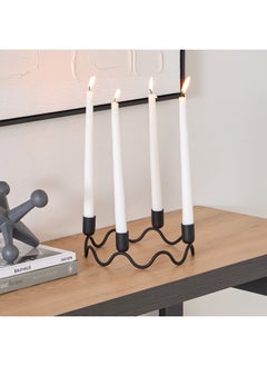 Buy Calot Metal Multi Taper Candleholder 20 x 20 x 7 cm in UAE