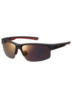 اشتري Polarized Rectangular Eyewear Sunglasses PLD 7018/N/S    BLACK RED 68 في السعودية