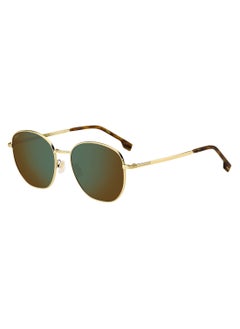 اشتري Men's UV Protection Rectangular Shape Metal Sunglasses BOSS 1671/F/SK GREEN 50 - Lens Size: 50 Mm - Gold في السعودية