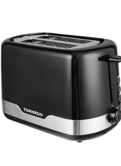 Buy TORNADO Toaster 2 Slices 850 Watt Black TT-852-B in Egypt