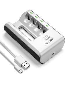 Buy Beston Charger C-807 4 Ports Super Charging Time: High-speed charger featuring four ports for simultaneous charging with super-fast charging times. in Egypt