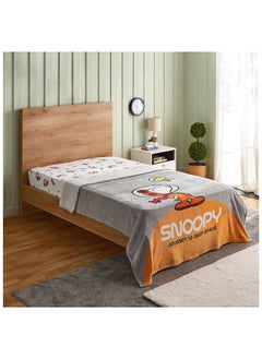 Buy Snoopy Peanut Flannel Blanket 150x200 cm in Saudi Arabia