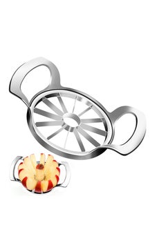 Buy Apple Slicer, 12-Blade Extra Large Corer, Stainless Steel Ultra-Sharp Cutter, Pitter, Wedger. Upgraded Version Corer Peeler Designed for Up to 4 Inches Apples in Saudi Arabia