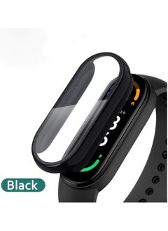 اشتري Hard PC Watch Case With 3D Screen Protector 2 In 1 Glass Cover For Xiaomi Mi Band 6/5/4/3 في الامارات