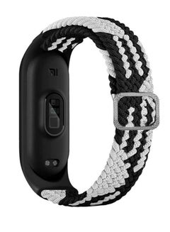 Buy Nylon Wristband Compatible for Xiaomi Mi Band 7/Mi Band 6/Mi Band 5/Mi Band 4/Mi Band 3, Adjustable Braided Elastic Solo Loop for Mi Band 7 6 5 4 3, Sport Strap Smart Watch Accessories in Egypt