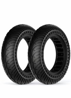 Buy Solid Rubber Tire 8.5 inch for Gotrax GXL V2/XR/APEX XL S2/S2R M365/Pro Scooter Front/Rear Tyre Shock Absorption Explosion Proof Accessories 2PCS in UAE