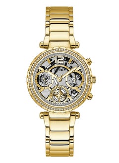 اشتري Guess Womens Gold Tone Case Gold Tone Stainless Steel Watch GW0403L2 في الامارات