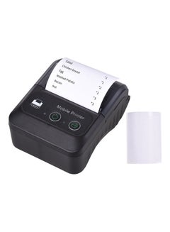 Buy Portable Bluetooth Receipt Printer Black in UAE