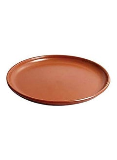 اشتري Clay Round Mud Serving Plate 25cm في الامارات