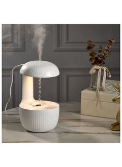 Buy TULIP Anti Gravity Humidifier for Home Office Large Room Bedroom Baby Plants ABS & Silica gel Aroma Diffusers & Humidifiers L 13 x W 13 x H 22.2 cm White in UAE