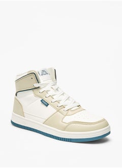 Buy Men's High Top Sports Shoes with Lace-Up Closure in Saudi Arabia