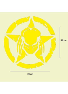 Buy Space Predator Star Sticker - Yellow in Egypt