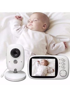 Buy 3.2inch LCD Display Wireless Babies Video Monitor With Night Vision Temperature Monitoring in UAE