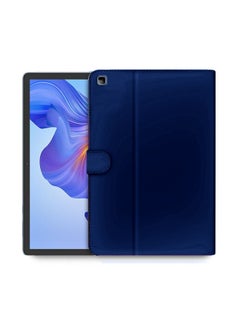 Buy High Quality Leather Smart Flip Case Cover With Magnetic Stand For Honor Pad X8 10.1 Inch 2022 / Pad X8 Lite 9.7 Inch 2022 Navy Blue in Saudi Arabia