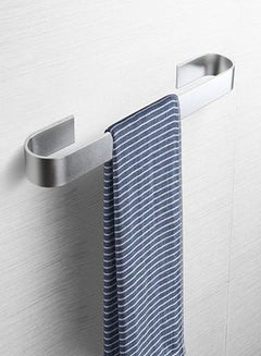 Buy Towel Rail, Stainless Steel Bath Bar, No Drilling Self Adhesive Holder, Bathroom Rack Ring SUS-304 Hand for Kitchen Living Bedroom (15.7"/ 40 cm) in Saudi Arabia