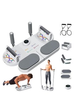 Buy Push Up Board, Multi-function Push Up Stand with Resistance Bands, Home Workout Set for Floor to Strengthen Arms, Core and Back, Electronic Time Counting, Push Up Handles for Body Toning & Training in Saudi Arabia