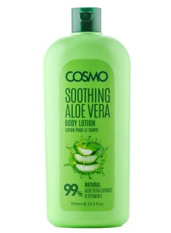 Buy Soothing Aloe Vera Body Lotion Natural Aloe Vera Extract And Vitamin E 750 Ml in Saudi Arabia