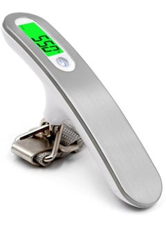 Buy Portable Electronic Luggage Scale MAX 110lb/50kg Silver in UAE