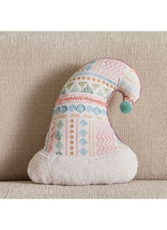 Buy Glimmer Santa Cap Shaped Cushion 30 x 35 cm in UAE