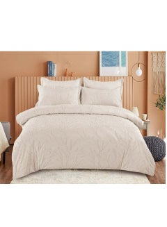 اشتري 6Pcs Bedding Set Solid Color Luxury Bedding Duvet Cover Set King Size Bed Set King Size Set white grey في الامارات