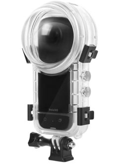 Buy Waterproof Case/Diving Protective Case Compatible with Insta 360 X4 Sports Camera, 50 Meters 360 Degree Full Invisible Blindless Protection Case in Saudi Arabia