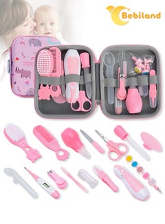Buy New Baby Healthcare and Grooming Kit, 20 in 1 Baby Electric Nail Trimmer Set Newborn Nursery Health Care Set for Newborn Infant Toddlers Baby Boys Girls Kids 0-3 Years (Pink) in Saudi Arabia