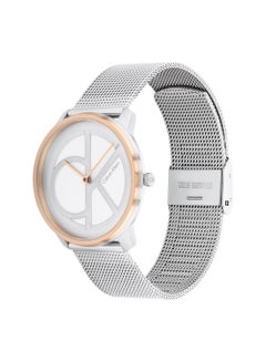 Buy Unisex Analog Round Waterproof  Wrist Watch With Stainless Steel 25200033 in UAE