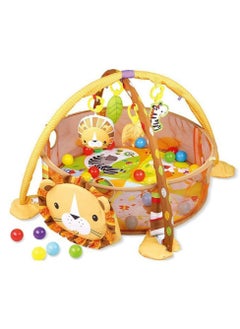 Buy Baby Play Mat with Sensory Toys for Stages of Development, Thick and Large Baby Activity Center, Newborn to Toddler in Saudi Arabia