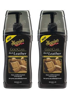 اشتري G17914 Gold Class Rich Leather Cleaner and Conditioner 400ml - Pack Of 2 Pcs في الامارات