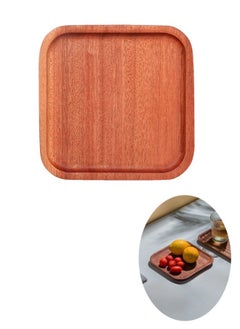 Buy Coffee Wooden Dinner Plate Tea Set Tray Fruit Plate in Saudi Arabia