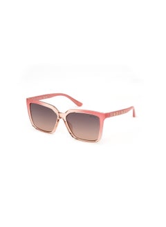 Buy Women's UV Protection Square Shape Sunglasses - GU0009974B55 - Lens Size: 55 Mm - Pink in Saudi Arabia