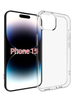 اشتري Protective Case Cover For Apple iphone 15 5G Clear في السعودية