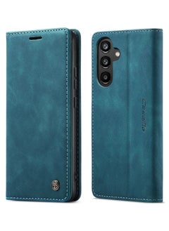 Buy CaseMe Samsung Galaxy A34 Case Wallet, for Samsung Galaxy A34 Wallet Case Book Folding Flip Folio Case with Magnetic Kickstand Card Slots Protective Cover  - Green in Egypt