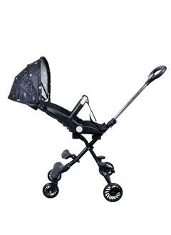 Buy Reversible Baby Stroller 3 In 1 Stroller, Multi Level Adjustment, Easy Fold, Three Point Safety Belt, UV Protection From Sun, Seat Conversion, Easy To Carry in UAE