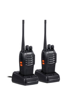 Buy 2-Piece Handheld Transceiver Black in Saudi Arabia