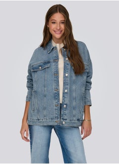 Buy Pocket Detail Denim Jacket in Saudi Arabia