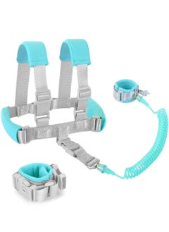 Buy Anti Lost Toddler Leash with Backpack Harness Wrist Link for Child Safety Wristband Leash Keep Your Runner Close and Safe in Crowd Public Events Metal Connectors & Rotate 360 Degrees in UAE